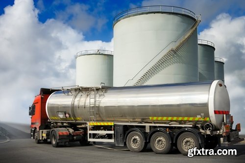 Collection of truck tractor gasoline tank truck ship railway tank tanker 25 HQ Jpeg