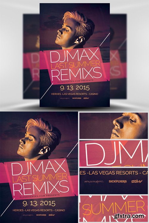 House Remixes Flyer Template