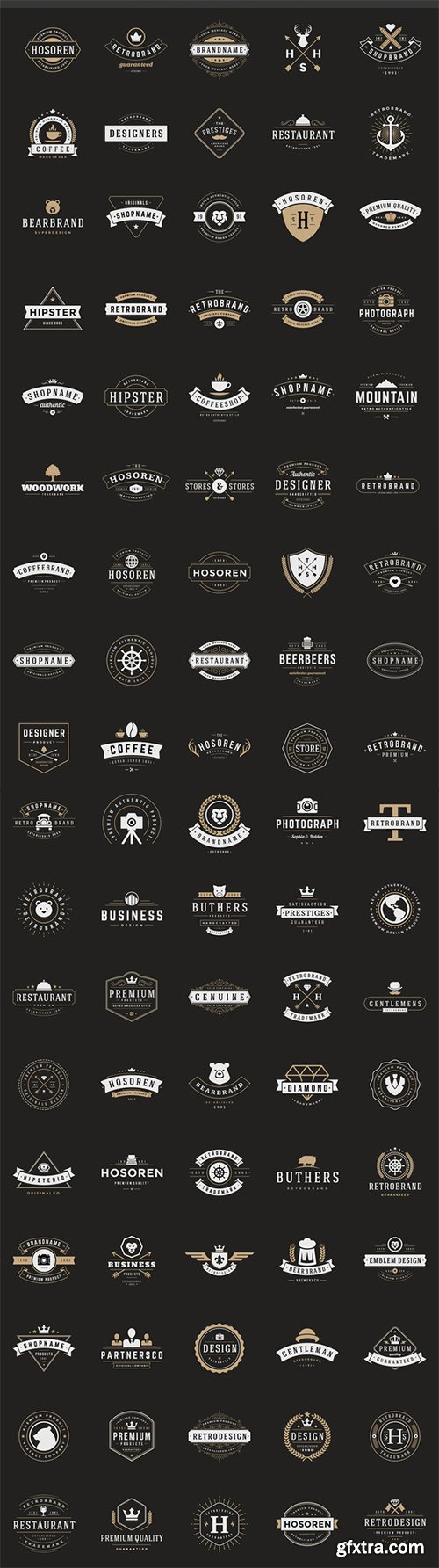 CM 150 Retro Vintage Logotypes 208025