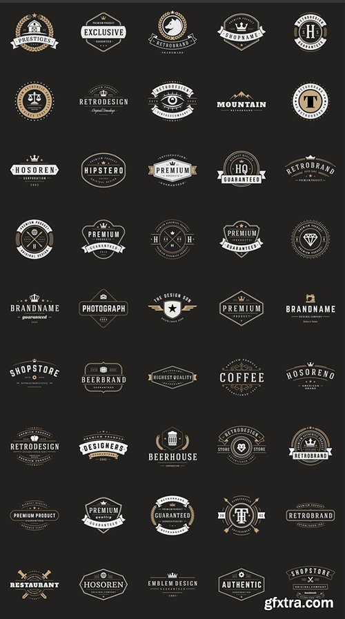 CM 150 Retro Vintage Logotypes 208025