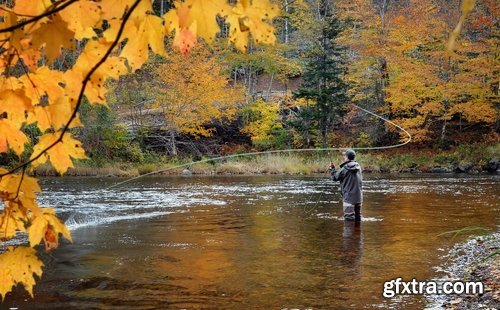 Collection of autumn forest training in air jogging on a yellow sheet of fishing tourism campaign 25 HQ Jpeg