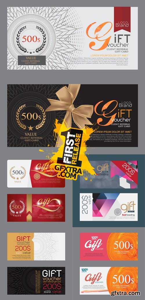 Gift Voucher Vector