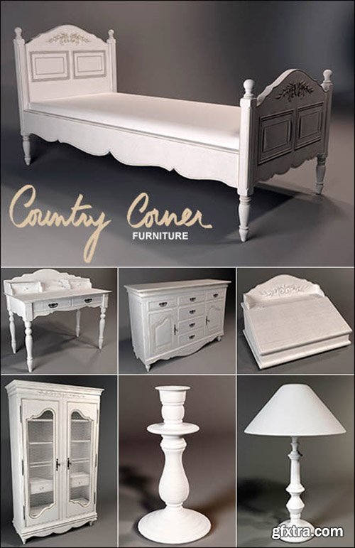 3D models of Furniture Country Corner