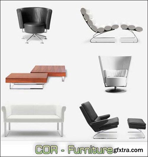 3D models of COR Furniture