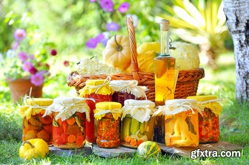 Collection Autumn Still a background autumn dish food mushroom salad vegetables pumpkin 25 HQ Jpeg