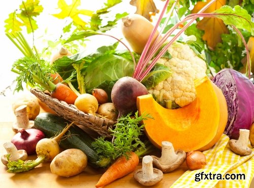 Collection Autumn Still a background autumn dish food mushroom salad vegetables pumpkin 25 HQ Jpeg