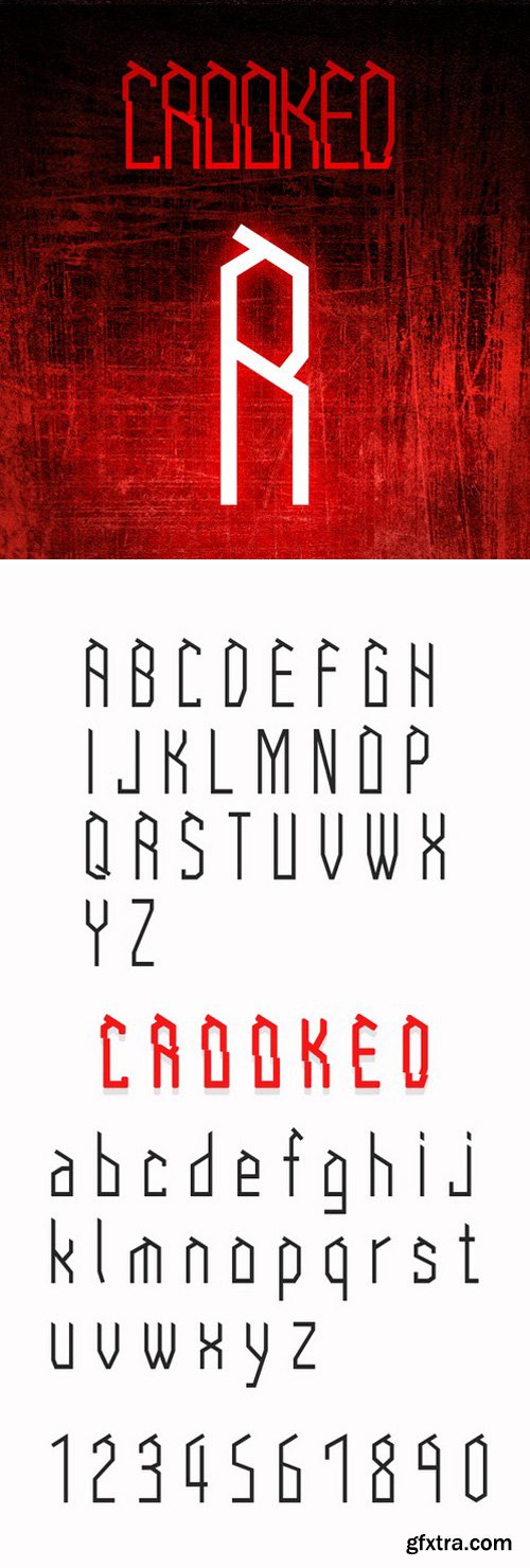 Crooked Font