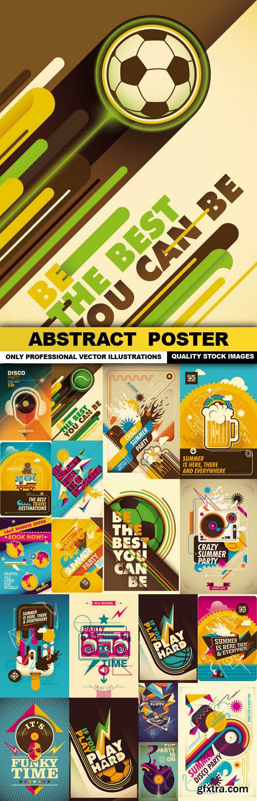 Abstract Poster - 20 Vector