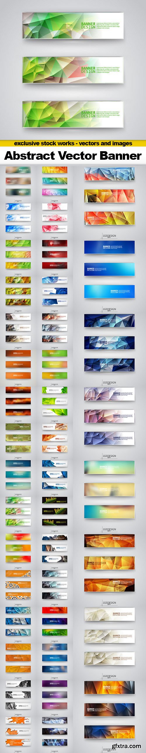 Abstract Banner Vector Collection - 40xEPS