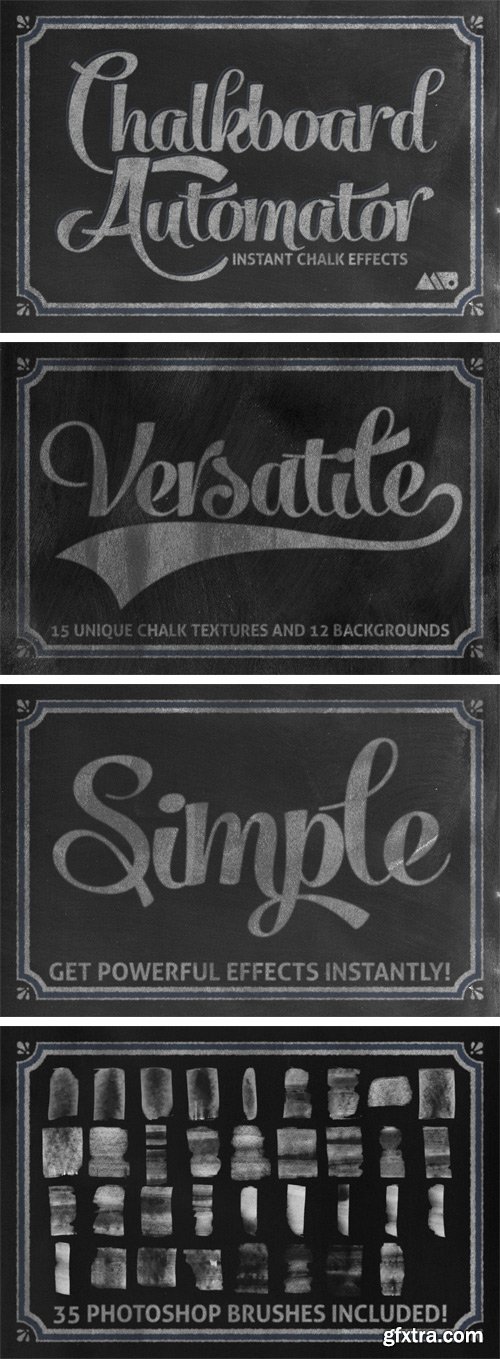 CM 104331 - Chalkboard Automator - Chalk Effects