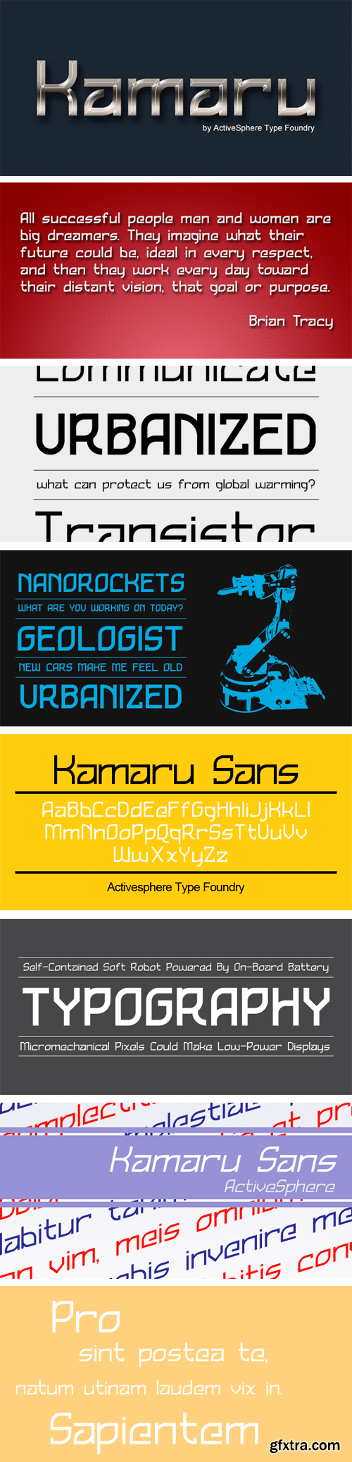 Kamaru Sans Font Family