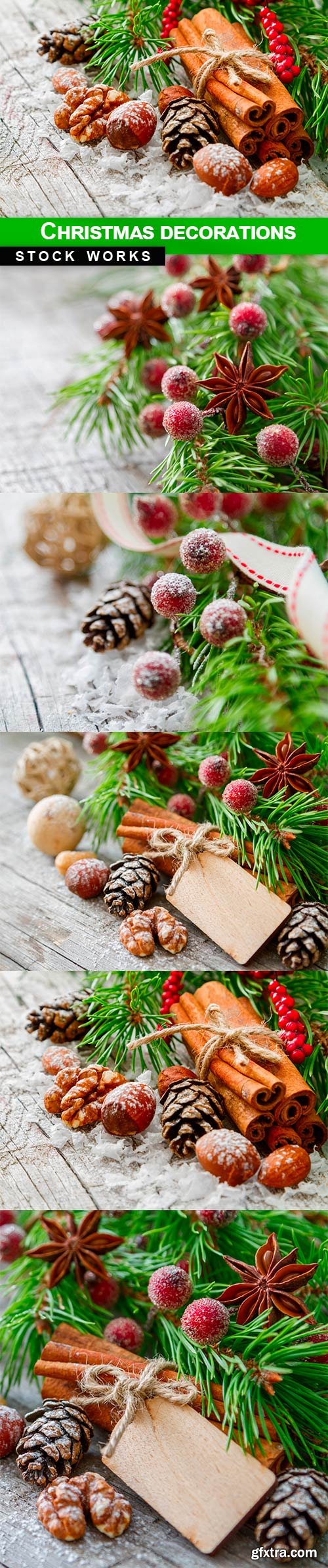 Christmas decorations - 5 UHQ JPEG