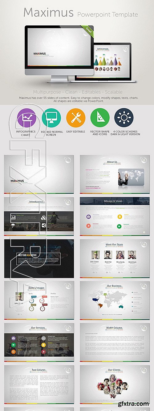 GraphicRiver - Maximus PowerPoint Presentation Template 8753194