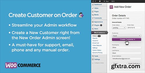 CodeCanyon - Create Customer on Order for WooCommerce v1.13 - 6395319