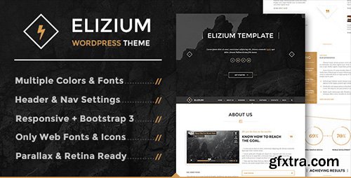 ThemeForest - Elizium v1.0 - Parallax Multipurpose WordPress Theme - 12205004