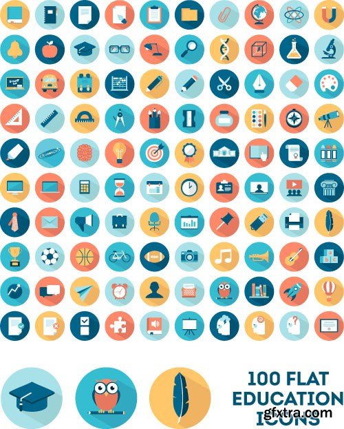 Flat Icon Vector Collection - 40x EPS