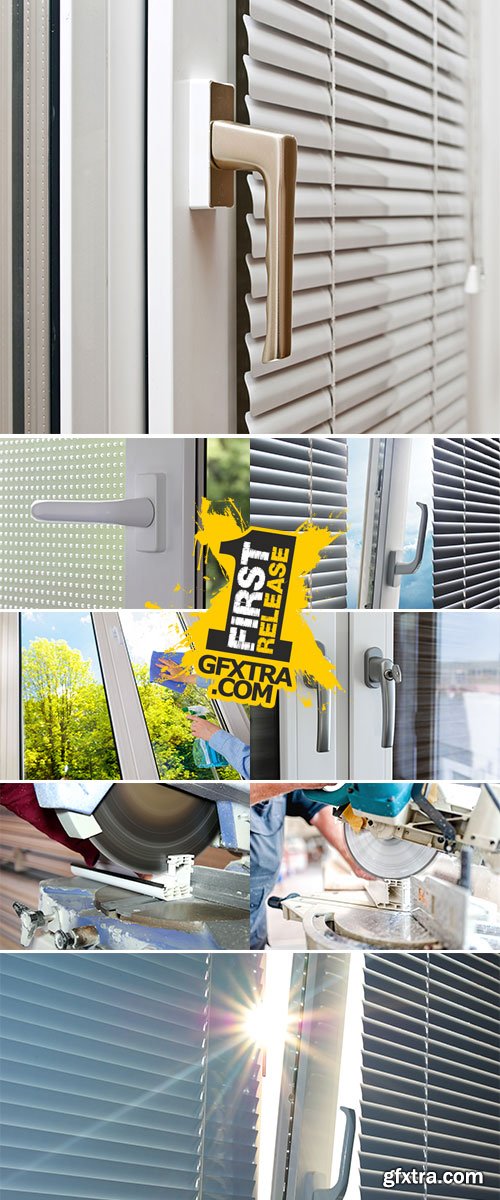 Stock Image Plastic windows