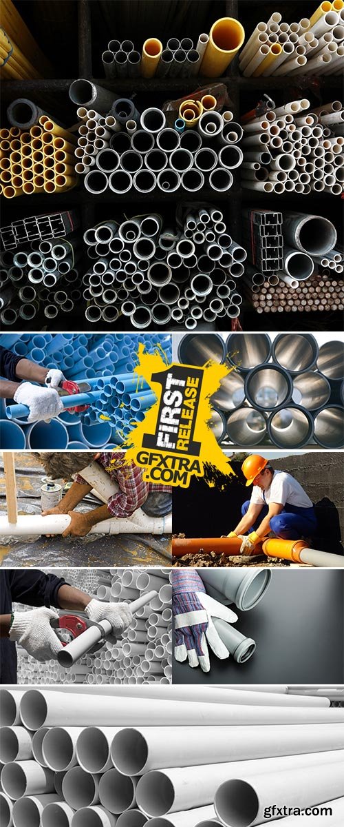 Stock Image Pvc pipe