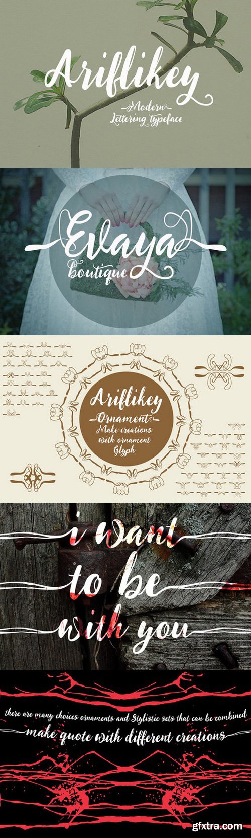 CM - Ariflikey Typeface 347191