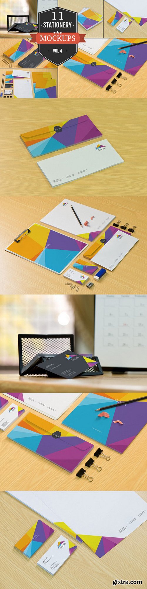 CM - Branding Stationery Mockups Vol. 4 346686