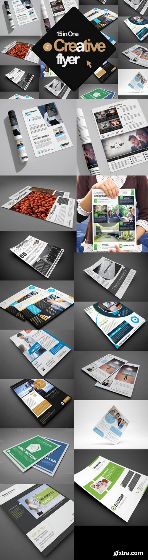 CM - 15 in 1 Creative Flyer Bundle 347755