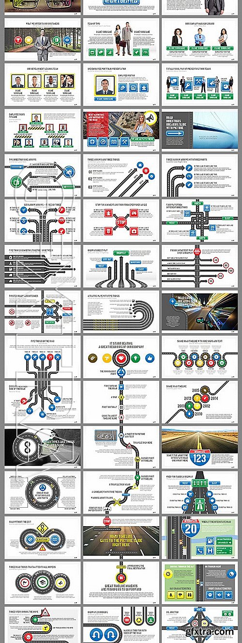 GraphicRiver - Traffic PowerPoint Presentation Template Toolkit 12062608