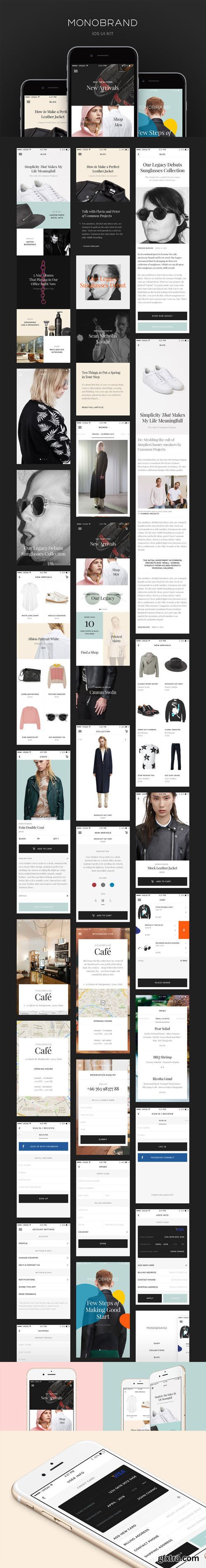 Monobrand iOS UI Kit - CM 259052