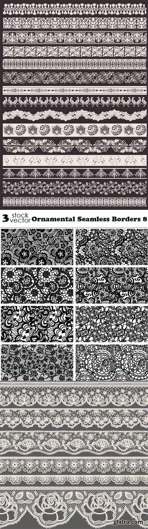 Vectors - Ornamental Seamless Borders 8