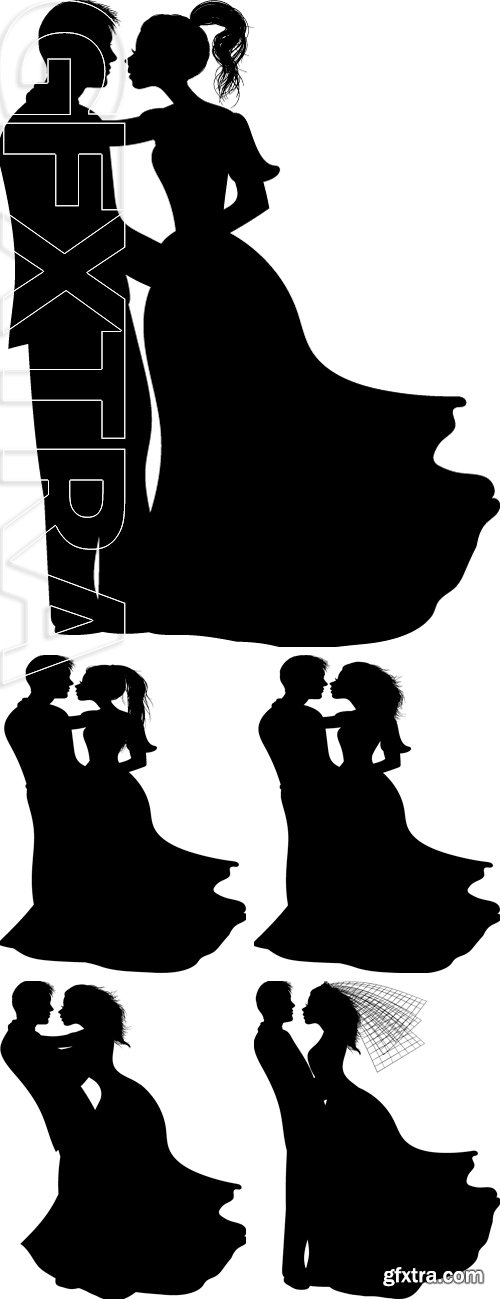 Stock Vectors - Couple Silhouette - Vector Illustration