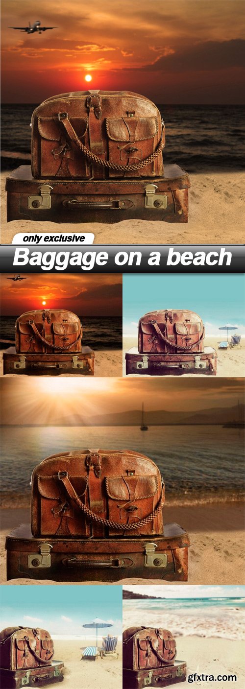 Baggage on a beach - 5 UHQ JPEG