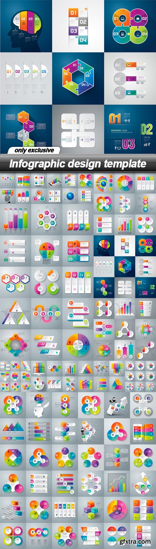 Infographic design template - 15 EPS