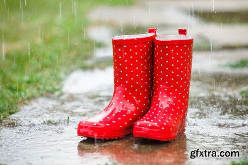 Collection of baby autumn rain rubber boot umbrella woman people 25 HQ Jpeg