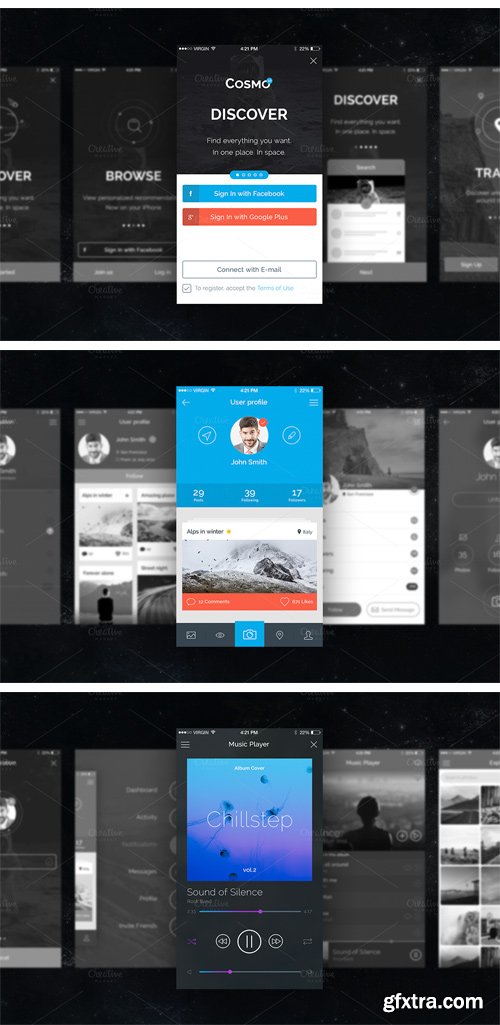CM 144235 - Cosmo Mobile Ui Kit 1.0