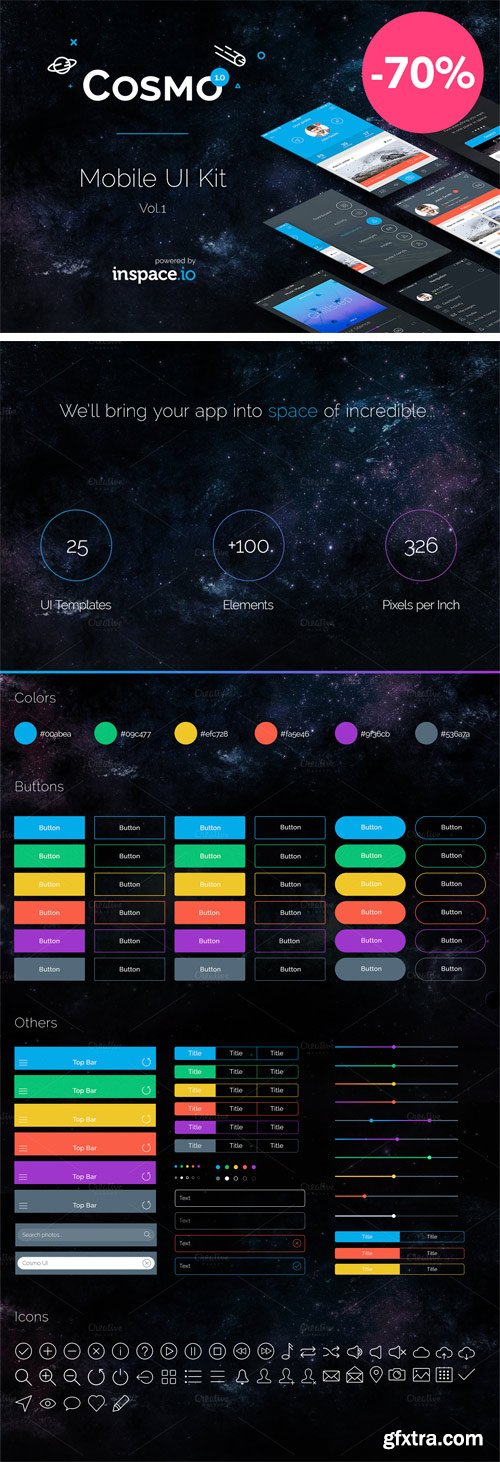 CM 144235 - Cosmo Mobile Ui Kit 1.0