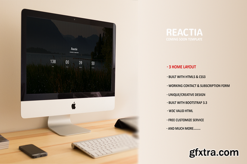 CM - Reactia – Coming soon Template 222503