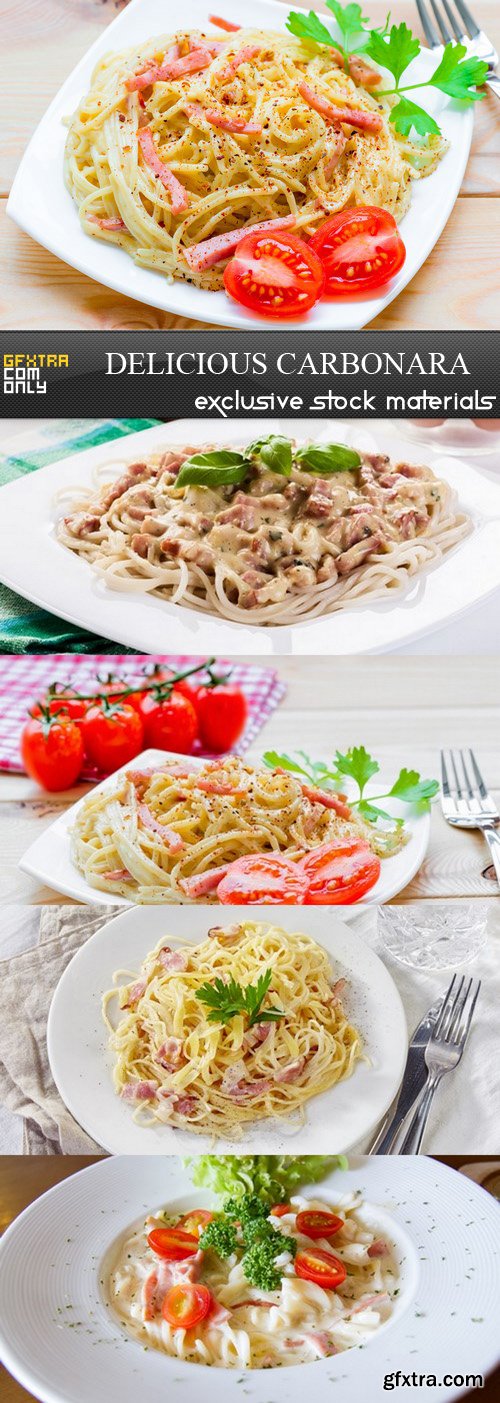 Delicious Carbonara - 5 UHQ JPEG