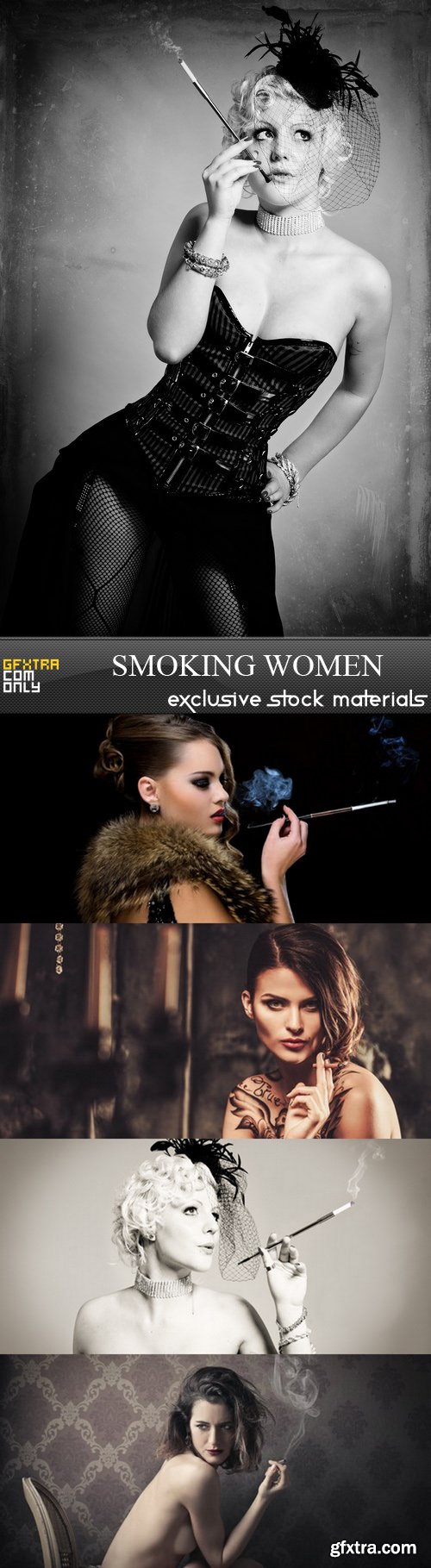 Smoking women - 5 UHQ JPEG