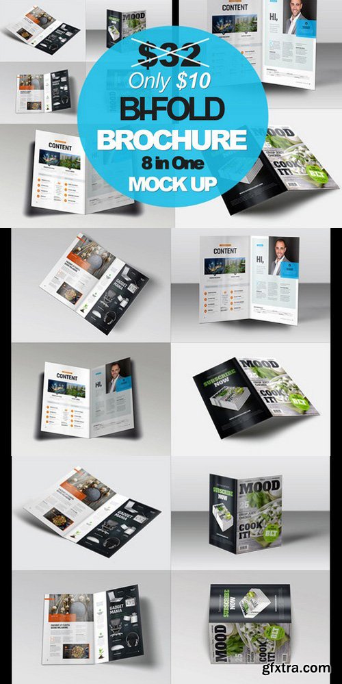 CM - Bi-Fold Brochure Mock-Ups 348431