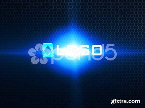 pond5 - Dark Corporate Logo Text Title 3D Light Shatter Particles Reveal Animation Intro