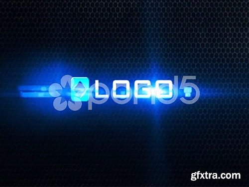 pond5 - Dark Corporate Logo Text Title 3D Light Shatter Particles Reveal Animation Intro