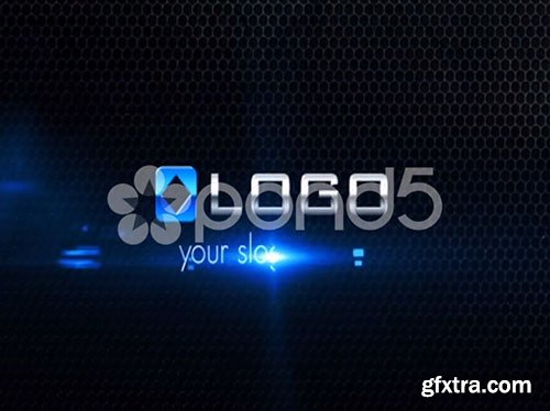 pond5 - Dark Corporate Logo Text Title 3D Light Shatter Particles Reveal Animation Intro