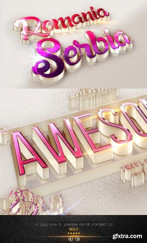 Graphicriver 30 Bundle 3D Text Effect 0615 11927482