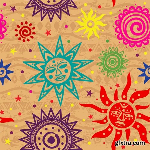 Collection of vector image background is Indian style calligraphic decorative element 25 EPS