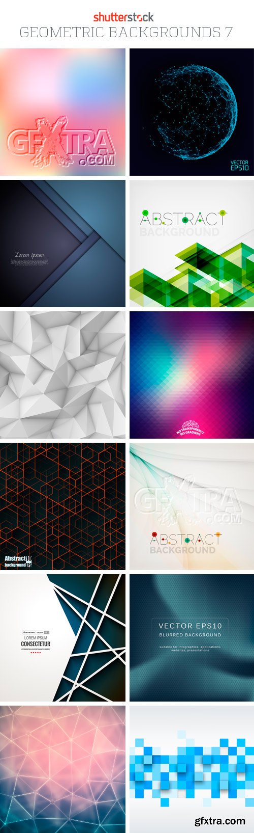 Amazing SS - Geometric Backgrounds 7, 25xEPS