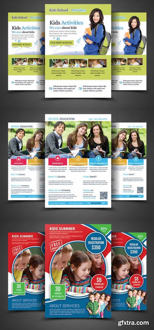 CM - School Education Flyer Bundle 329405