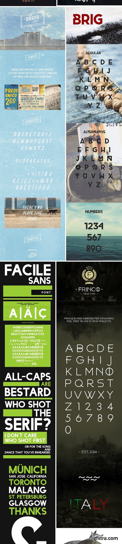 Bundle vol.3 – 21 Custom Fonts!