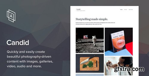 ThemeForest - Candid v1.2 - WordPress Photography Theme - 12342066