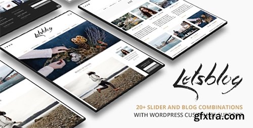 ThemeForest - Lets Blog v1.0 - Responsive Blog WordPress Theme - 12340419