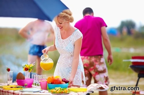 Collection of beautiful girl in the kitchen making fresh juice woman child 25 HQ Jpeg