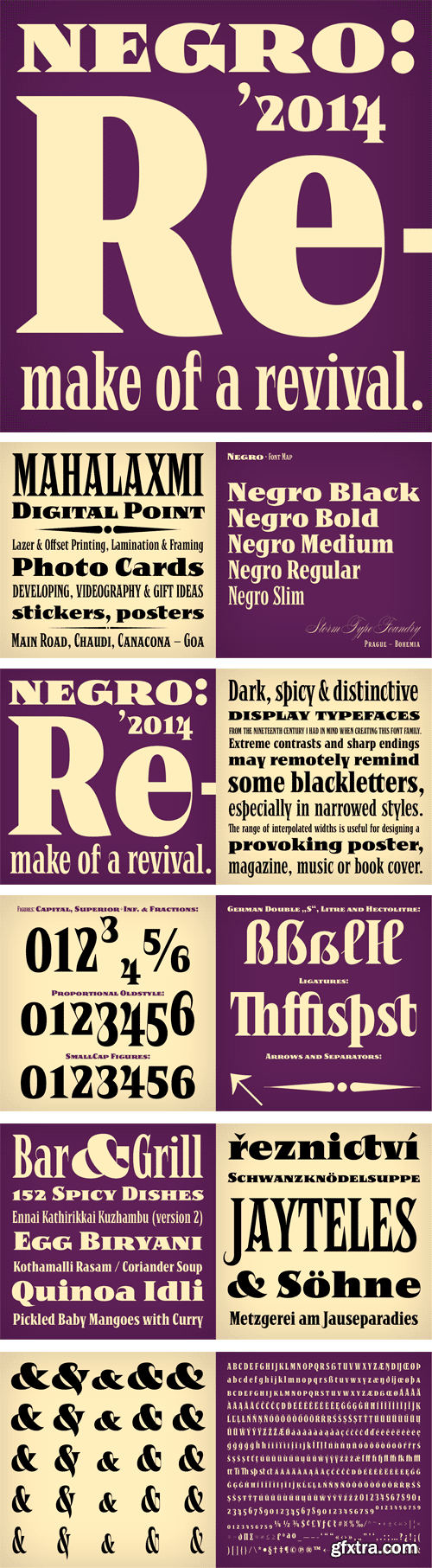 Negro Font Family